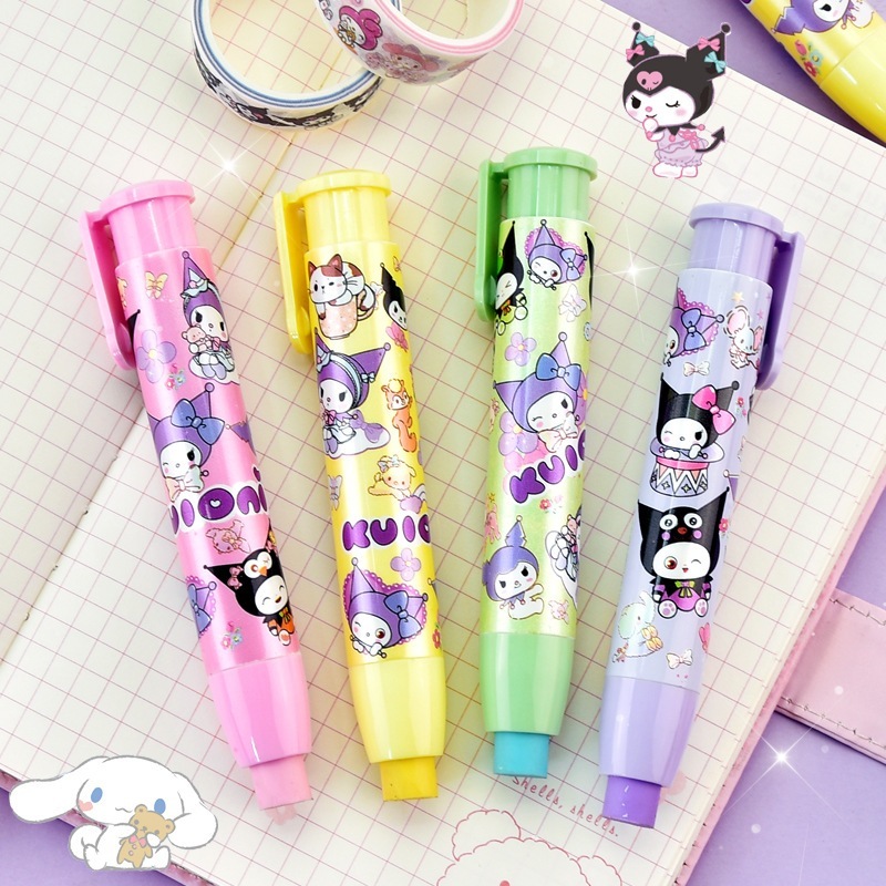 

Penghapus Mekanik Pensil Motif Sanrio - Penghapus Karakter Sanrio Chinamorol Melody Helllo Kitty Purin