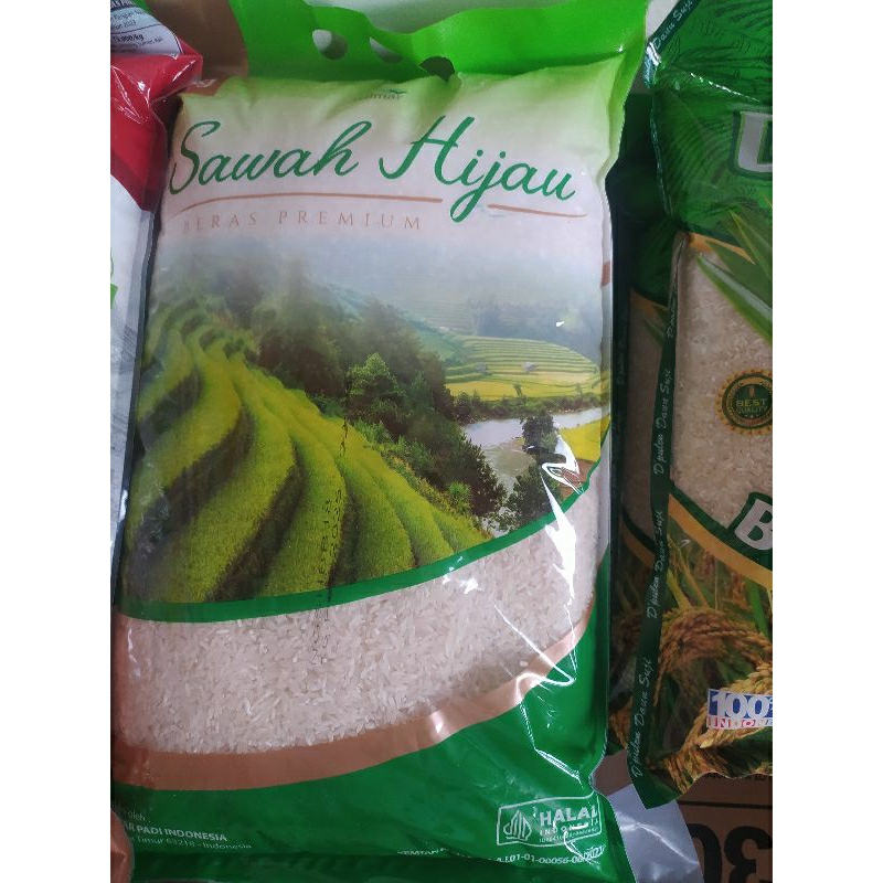 

Beras Sawah hijau 5kg