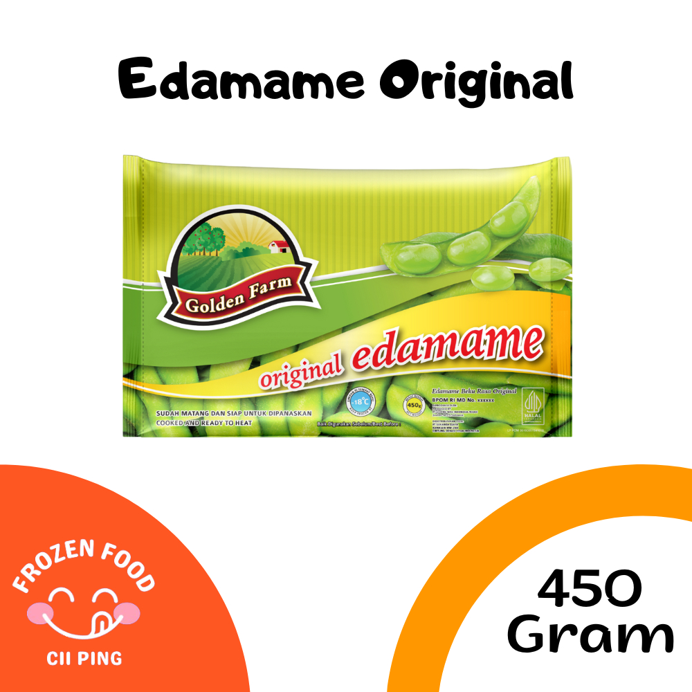 

Golden Farm Edamame Original 450 Gr / Frozen Food