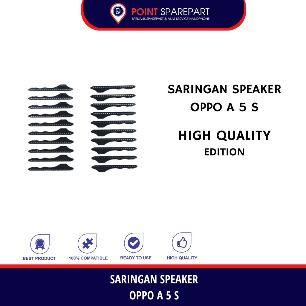 Penutup Lubang Speaker/ Saringan Speaker Oppo A5S
