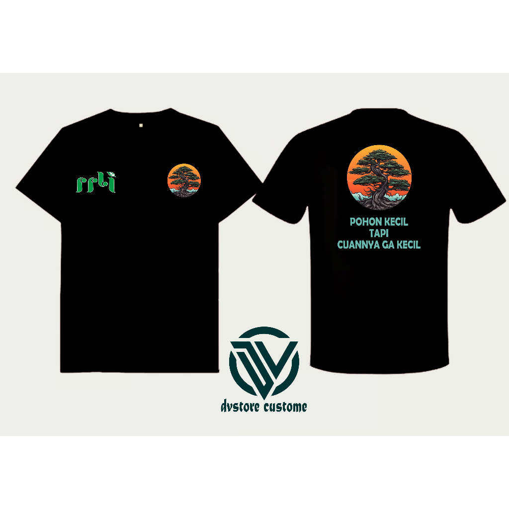(premium)cotton combed 24s//kaos bonsai//kaos ppbi//kaos pecinta bonsai//kaos distro//kaos terlaris/