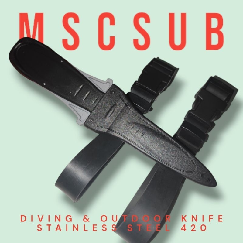 PISAU SELAM SURVIVAL BERBURU OUTDOOR, GUNUNG, BUSCHRAFT & TACTICAL BAHAN STAINLESS STEEL 420