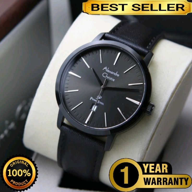 ALEXANDRE CHRISTIE AC 1028 AC1028MD KULIT PRIA ORIGINAL GARANSI 1 TAHUN