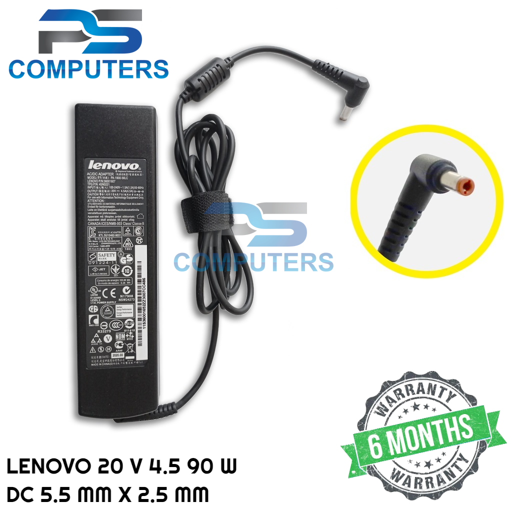 Adaptor Original Lenovo PA-1900-56LC 20V 4.5A 90W DC 5.5 x 2.5mm