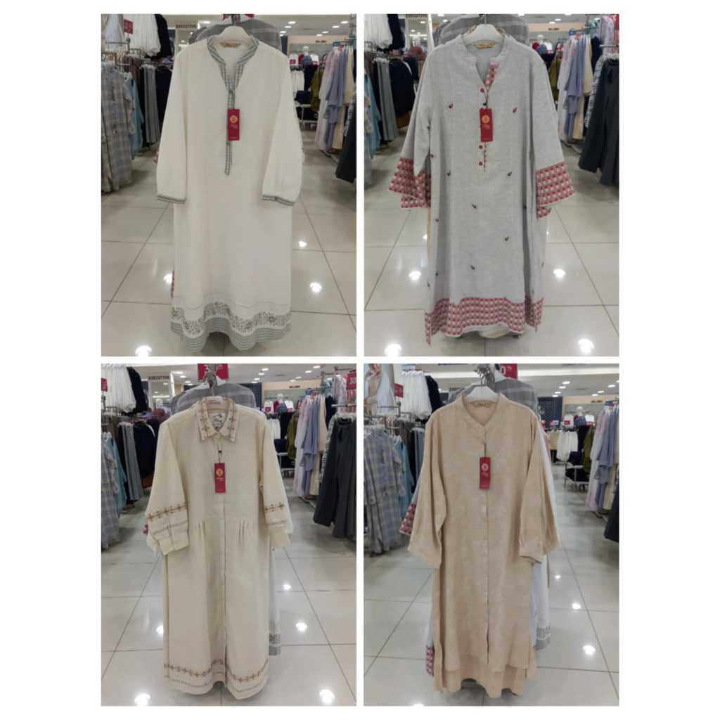 PAKAIAN WANITA BAJU MUSLIM TRISET LADIES ORIGINAL SIZE S-XL