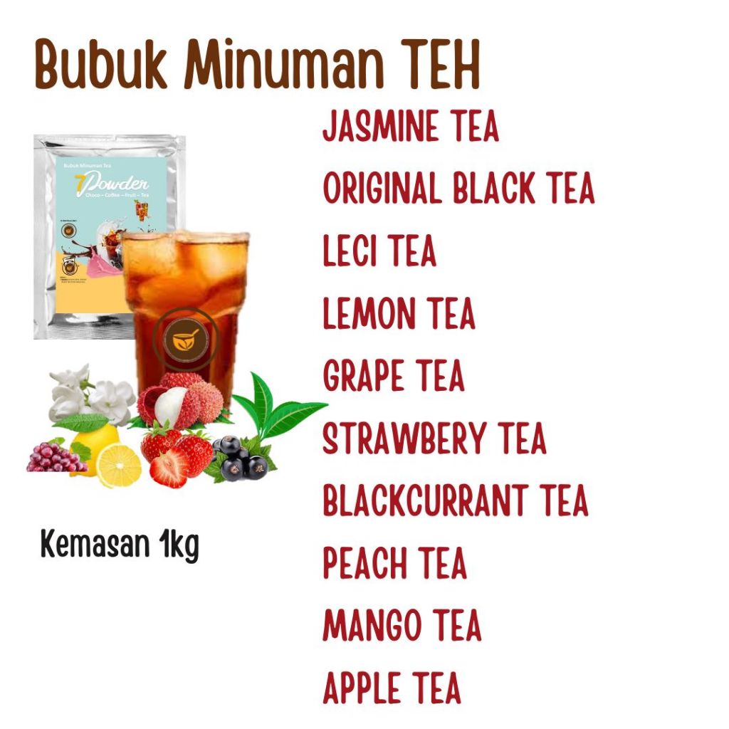 

AKEH Bubuk Minuman Rasa 1Kg 90 Varian l Bisa pilih variant