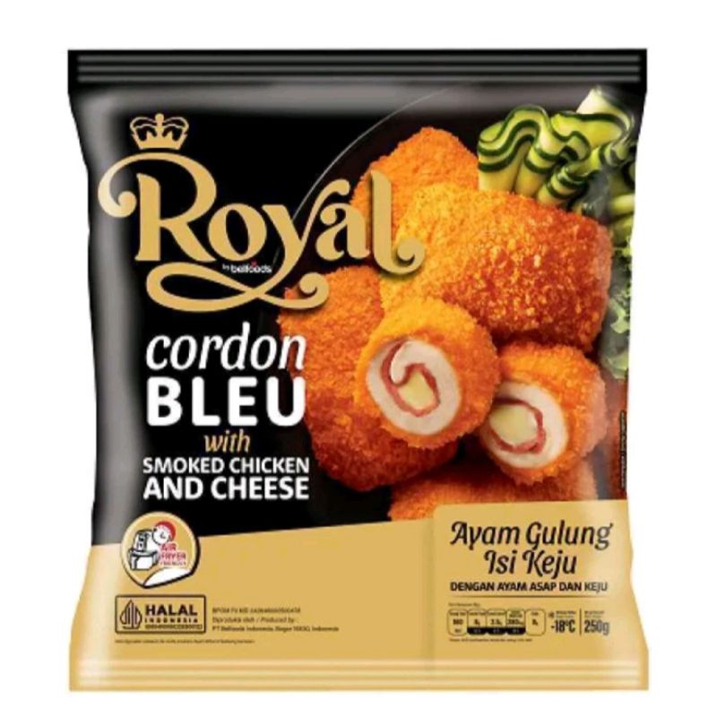 

Royal Cordon Bleu 250gr / Ayam Gulung Isi Keju
