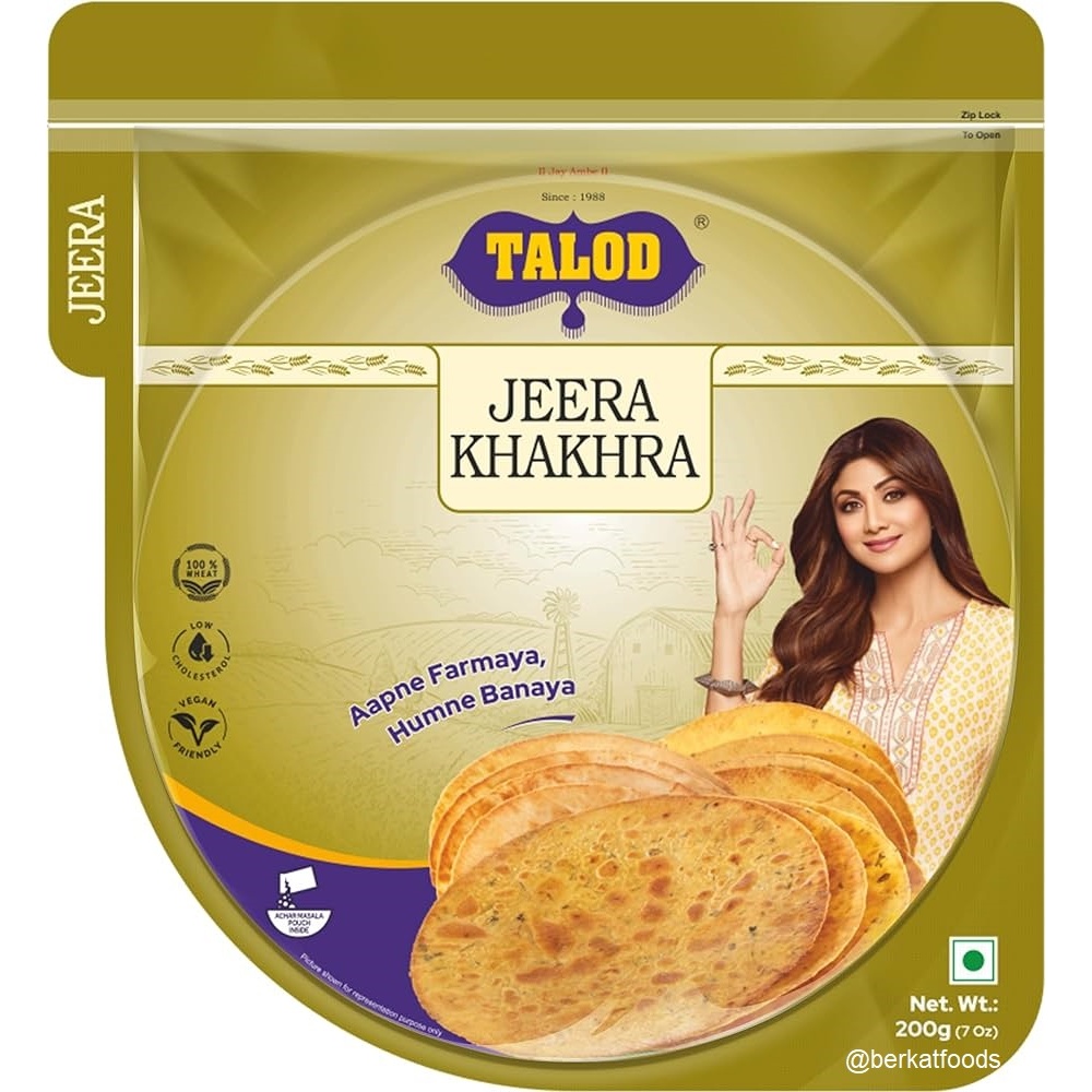 

Jeera Khakhra Talod / Wheat Cumin / Kerupuk India / Keripik Jintan Jinten