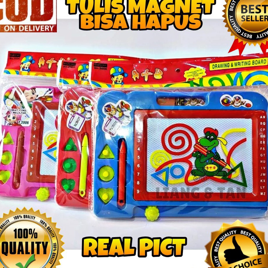 

PALING AMPUH BISA COD PROMO Mainan Papan Tulis Magnet Anak Papan Tulis Hapus Drawing Board Magnetic Murah