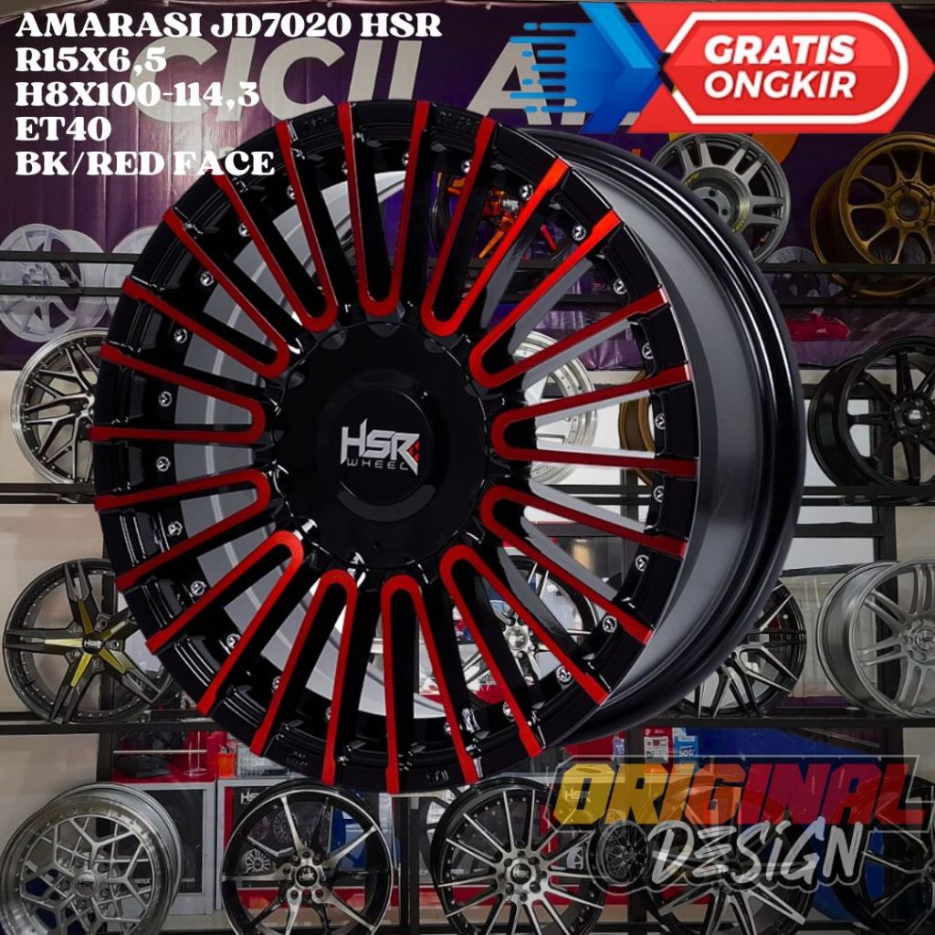 Velg Mobil Ring 15 HSR AMARASI R15 AVANZA XENIA KIJANG LGX PANTHER COLT