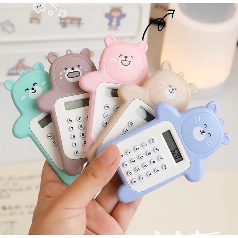 

{A} Kalkulator Mini Motif Beruang