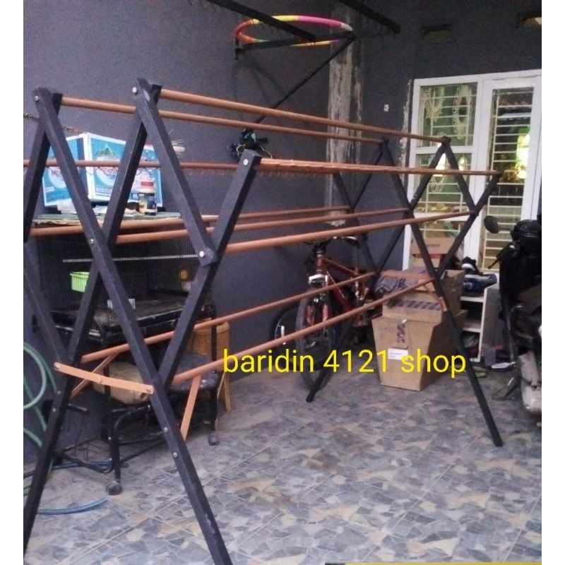 jemuran besi lipat kuat dan tebal