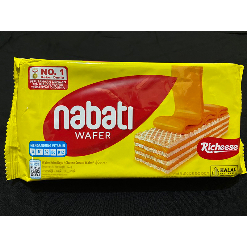 

Richeese Nabati wafer keju (122g)