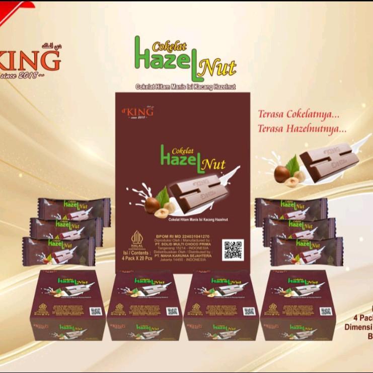 

Cokelat d'King Hazelnut Ecer 1 Pak