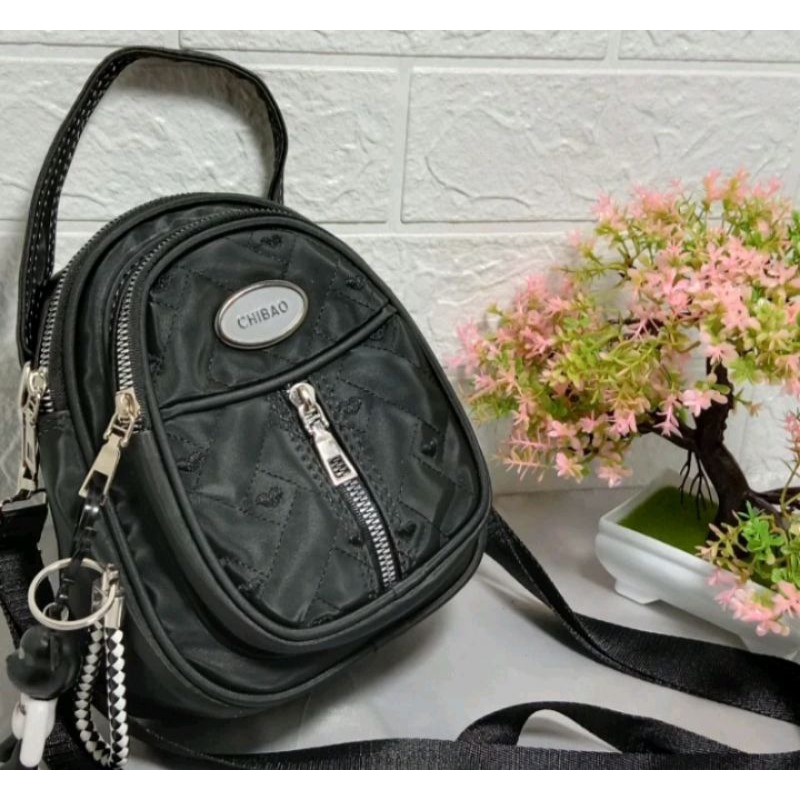 tas gendong cibao lokal. tas murah ransel wanita kekinina korean stley
