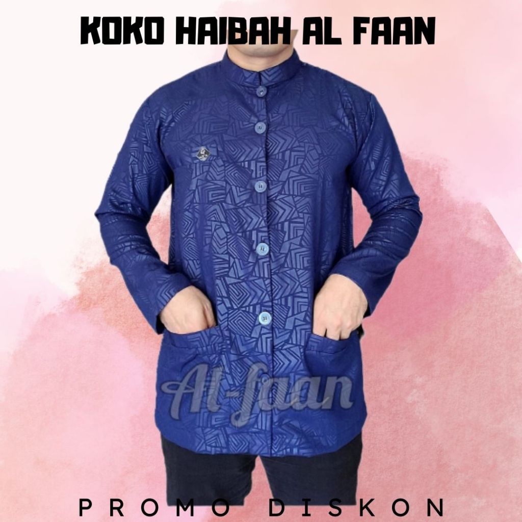 KOKO HAIBAH AL FAAN - Baju Haibah Kurta Gamis Koko Alfaan Haibah lengan Panjang