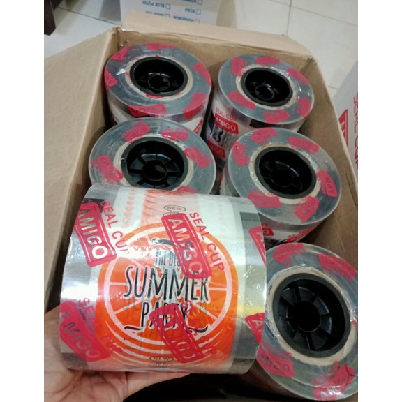 

FLASH SALE Plastik Lid Cup Sealer isi 2 lembar