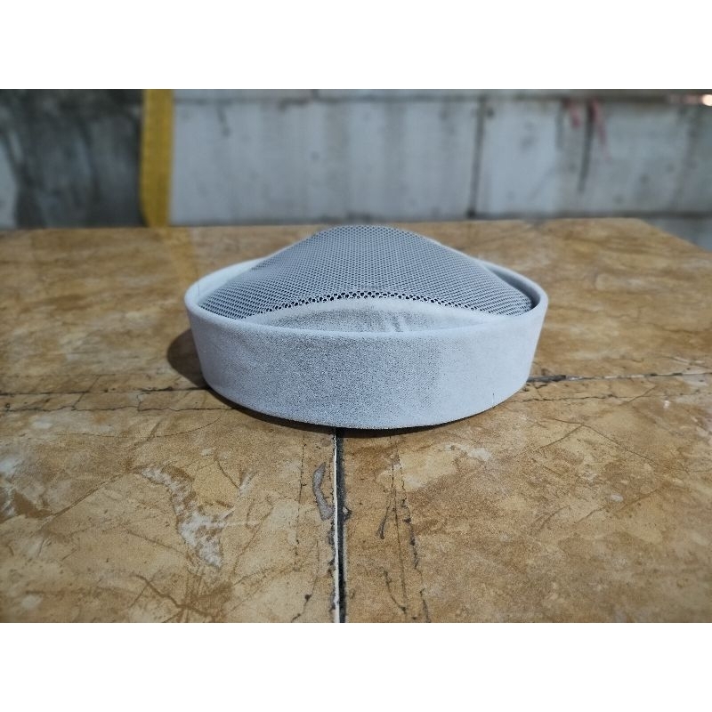 SONGKOK/PECI SUSUN PUTIH KUSTUME TINGGI 5 CM