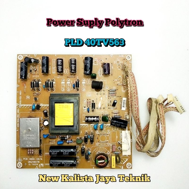 POWER SUPLY TV POLYTRON PLD 40TV563 ORIGINAL HBBX-067A PSU 40TV563 REGULATOR TV PLD40TV563 PSU POLYT
