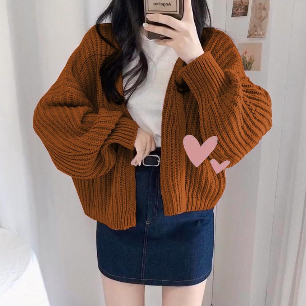 BEST SELLER TFS  Cardigan Outer Rajut Hazel Oversize Bigsize OOTD Jumbo Premium  Sweater Rajut  Gard
