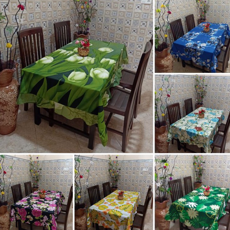 ART L46S TAPLAK MEJA MAKAN COVER MEJA MAKAN TAPLAK MEJA BULAT TAPLAK MEJA KAIN
