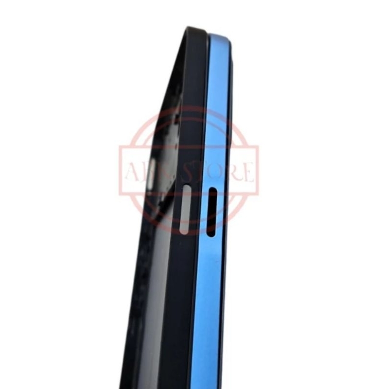 HOUSING REALME NARZO 50A PRIME FULLSET ORIGINAL BACKDOOR PLUS BAZEL MIDLE PLATE MESIN TENGAH LCD FRA