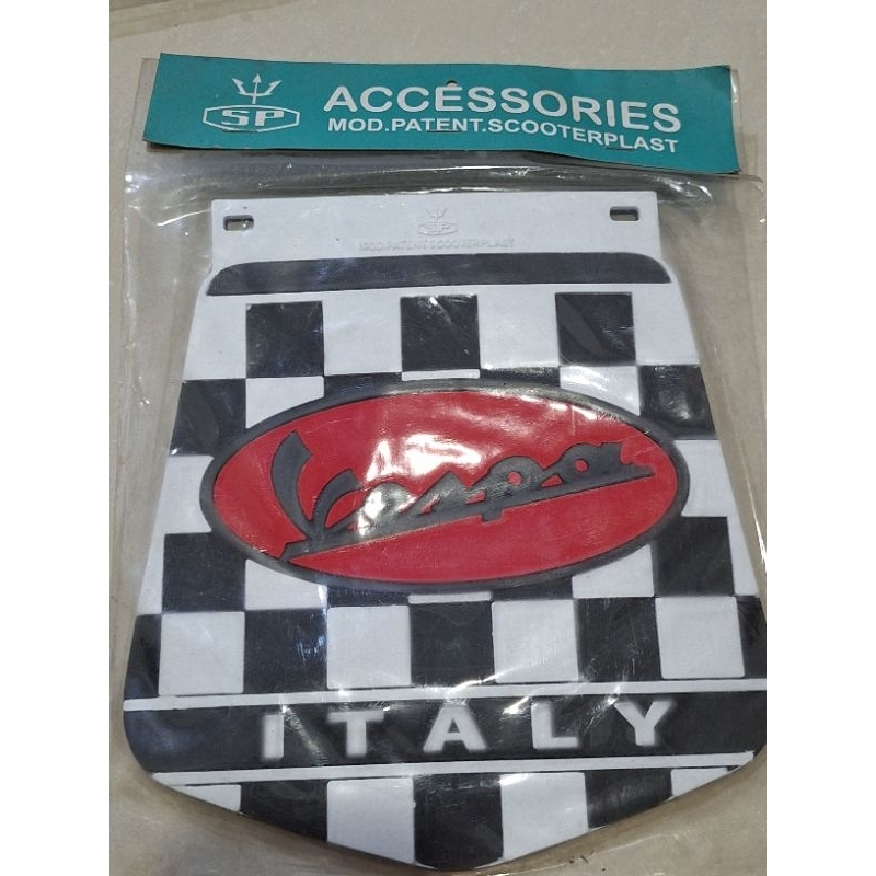 Kepet Mudflap Logo Vespa Super Sprint Vbb Pts 13