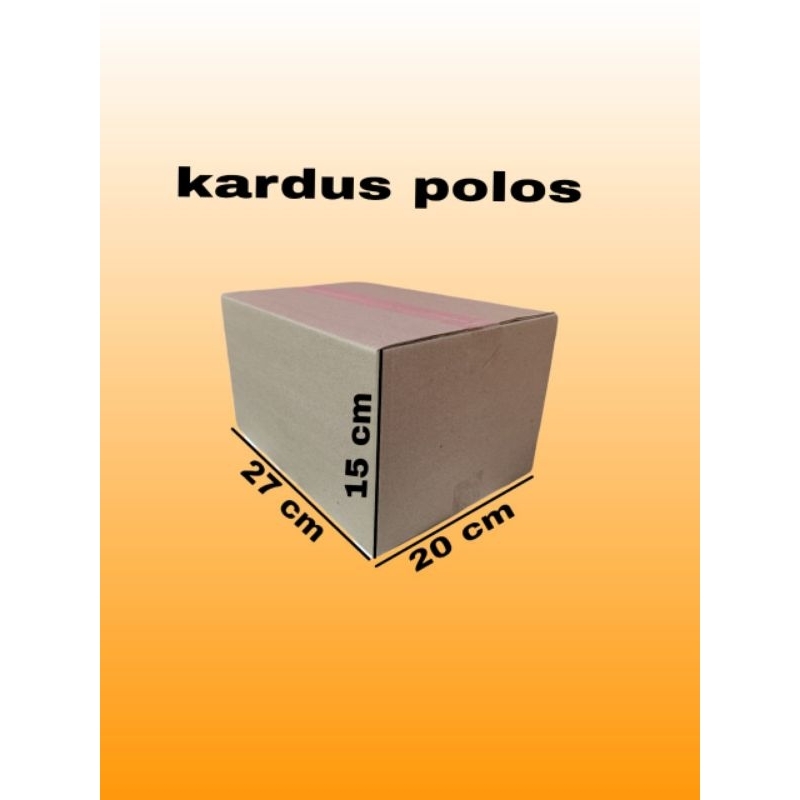 

kardus packing UK 27x20x15 kardus polos kardus besar