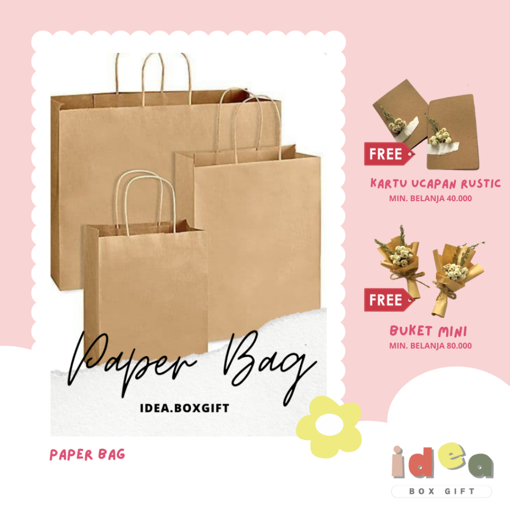 

[IDEA BOX GIFT] PAPER BAG KARTON | PAPER BAG POLOS