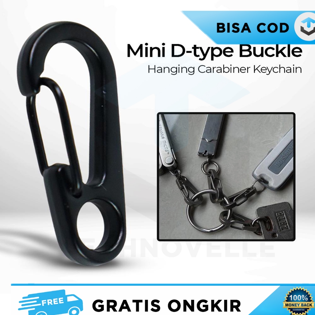 CARABINER KEYCHAIN KALCER MATERNAL GANTUNGAN SERBAGUNA HANGING METAL