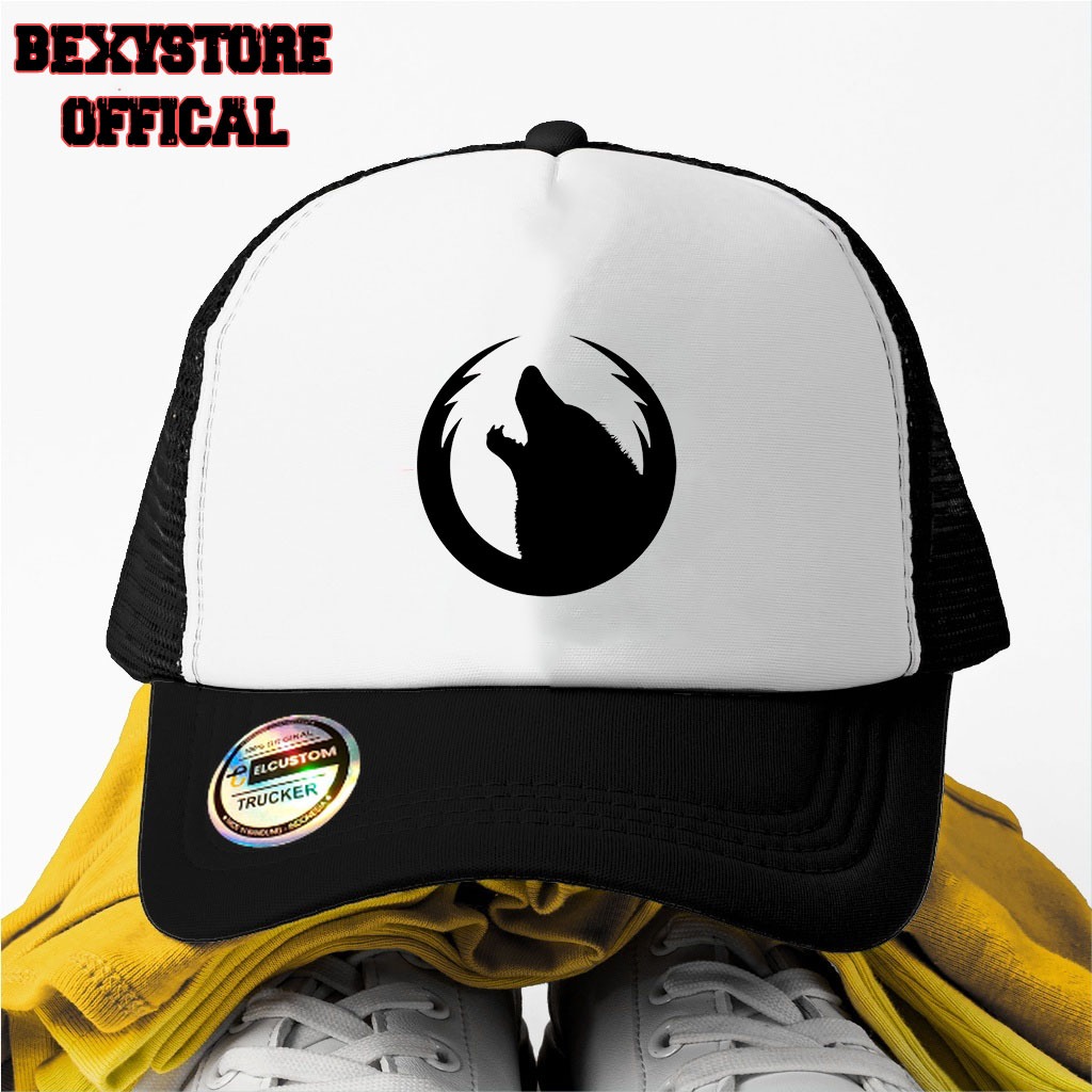Topi Eastern Wolves Trucker / Topi Band / Topi Baseball / Trucker Hat / Topi Jaring Distro / Topi Pr