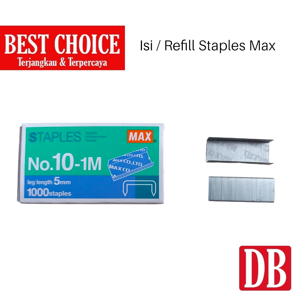 

Refill / Isi Staples MAX Kecil No.10-1M (1pcs)