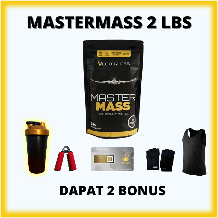 Vectorlabs Master Protein Susu Mass 2 lbs 900 gram Susu Whey Protein Gainer DAYLINESTORE