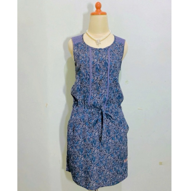 Dress mini midi pantai vintage korean look model kutung bohe bohemian ethnic etnik bahan katun kombi