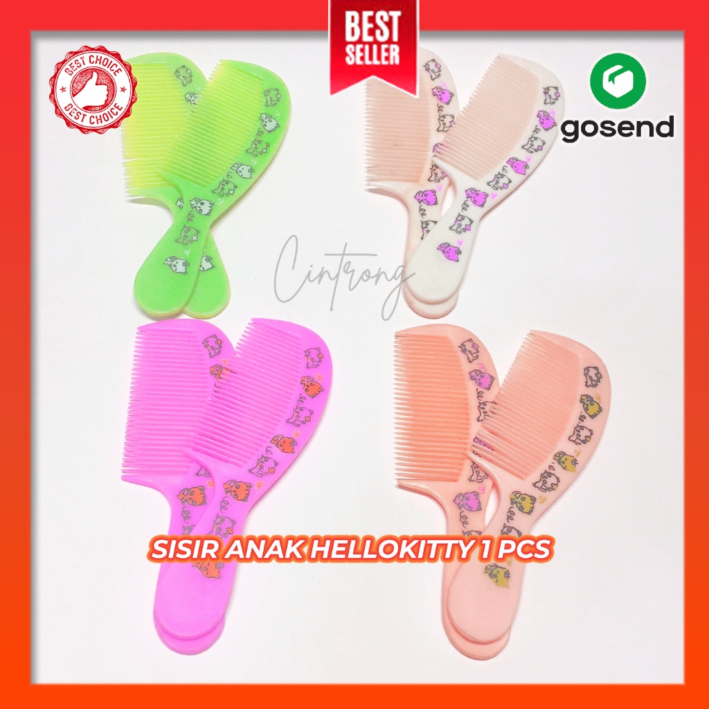 Sisir Mini Anak Perempuan Hello Kitty 1 Pcs