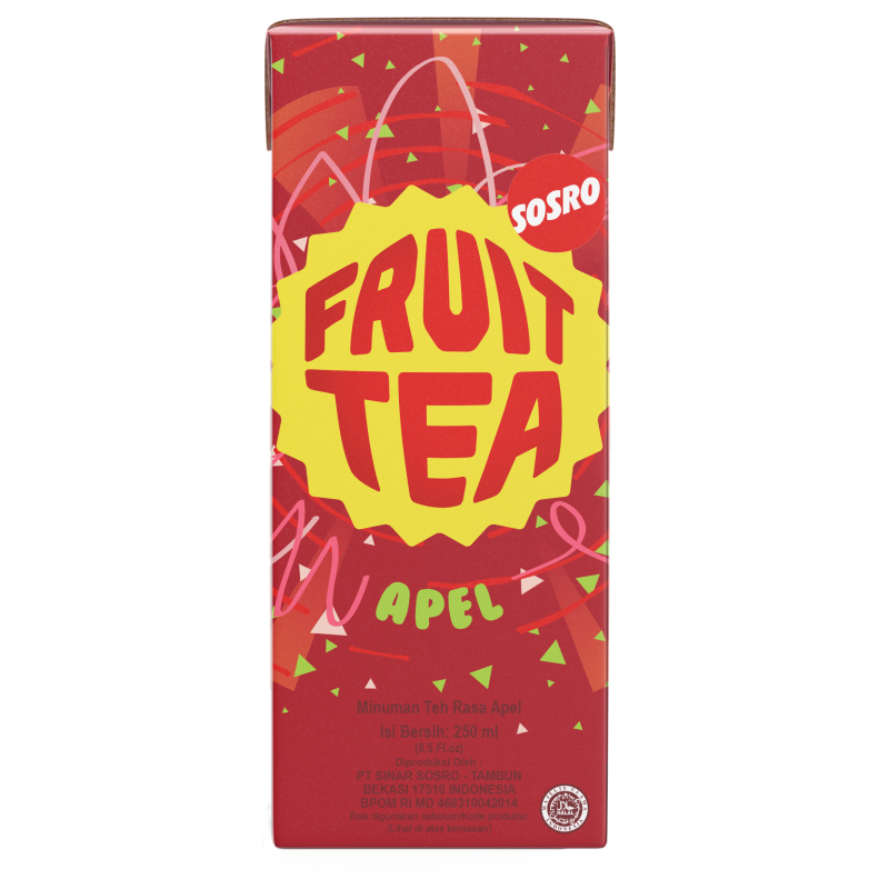 

GROSIR FRUIT TEA APPLE 250ml (24pc)
