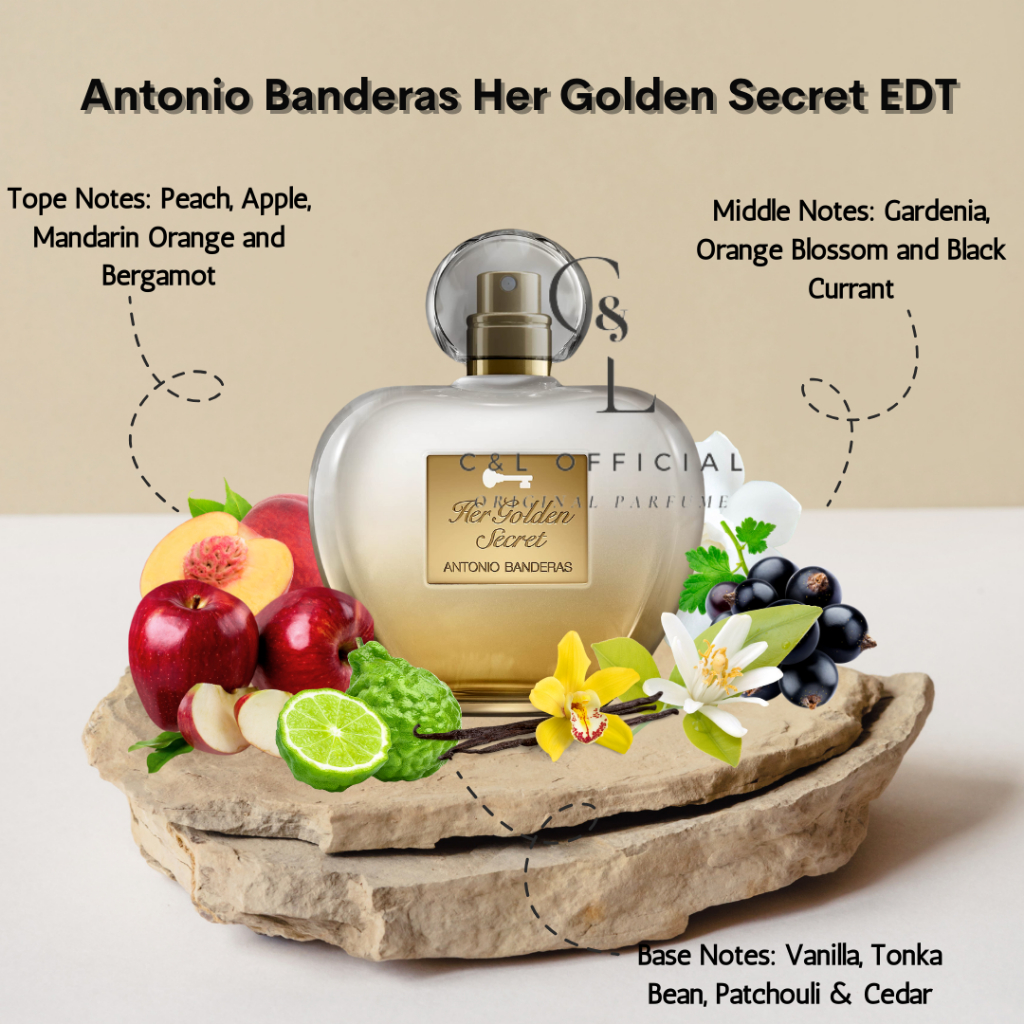 Decant Antonio Banderas Her Golden Secret EDT 2ml/5ml/10ml