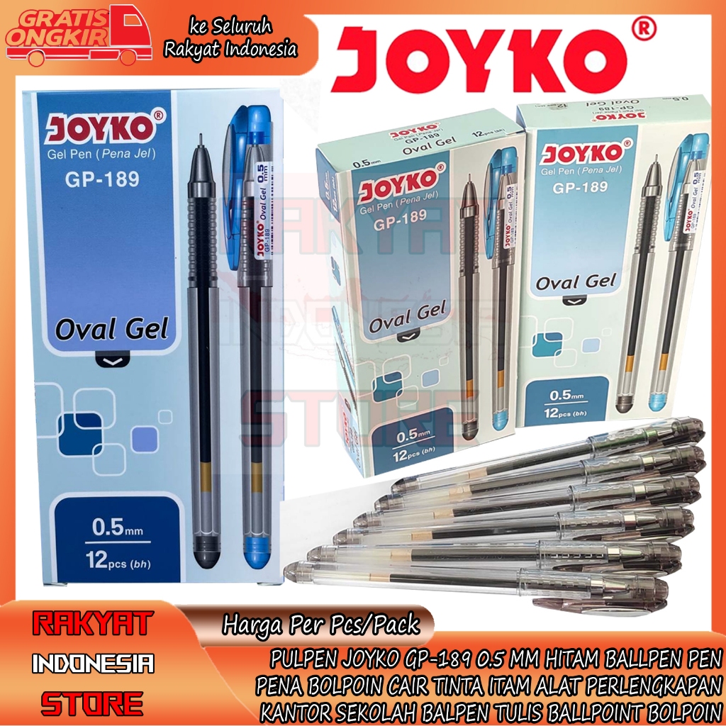 

PENA BALLPEN BALL PEN PULPEN JOYKO GP-189 FRODO 0.5 MM CABUT JOIKO GP189 BOLPEN HITAM black BALPEN BALPOINT BALPOIN PULPEN TULIS MENULIS DI KERTAS PAPER BOLPOIN PERLENGKAPAN SEKOLAH SCHOLL KERJA KANTOR