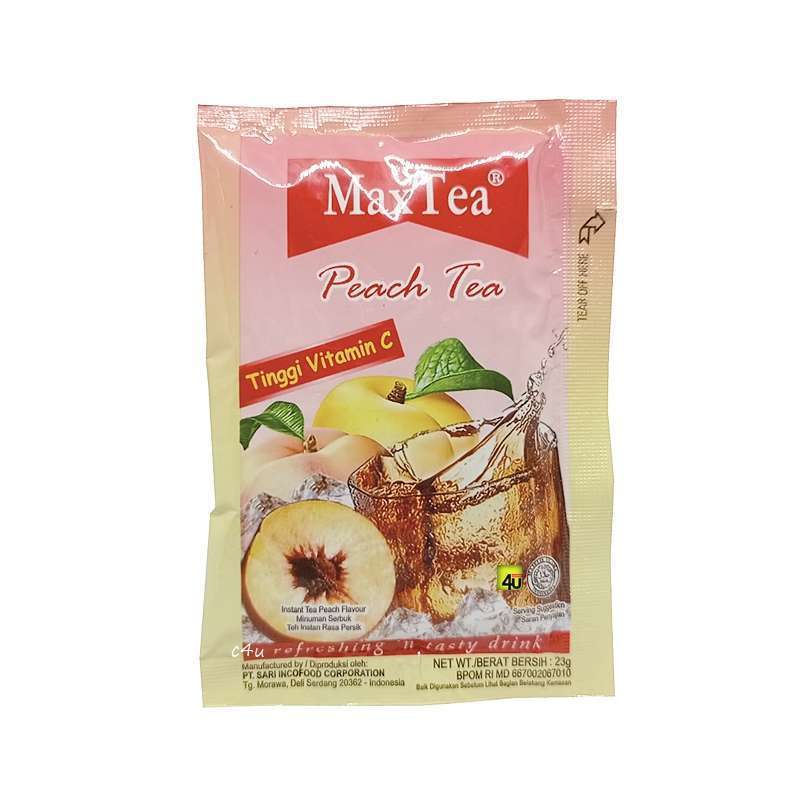

Peach Tea Max Tea Instant Drink 10 Sachet 25gr