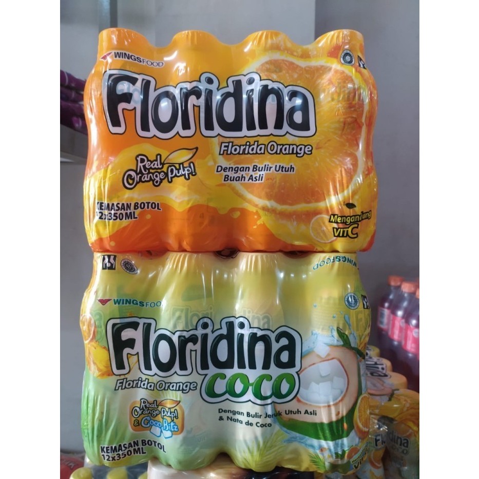 

floridina orange floridina coco 350ml 1 dus isi 12 atau mix BESELLER COD TERMURAH