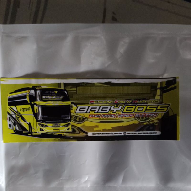 

sticker babby boss ori