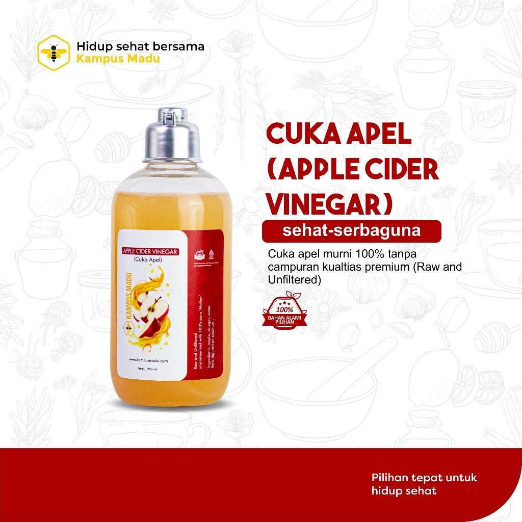 CUKA APEL ORIGINAL CUKA APEL MURNI 100% APEL