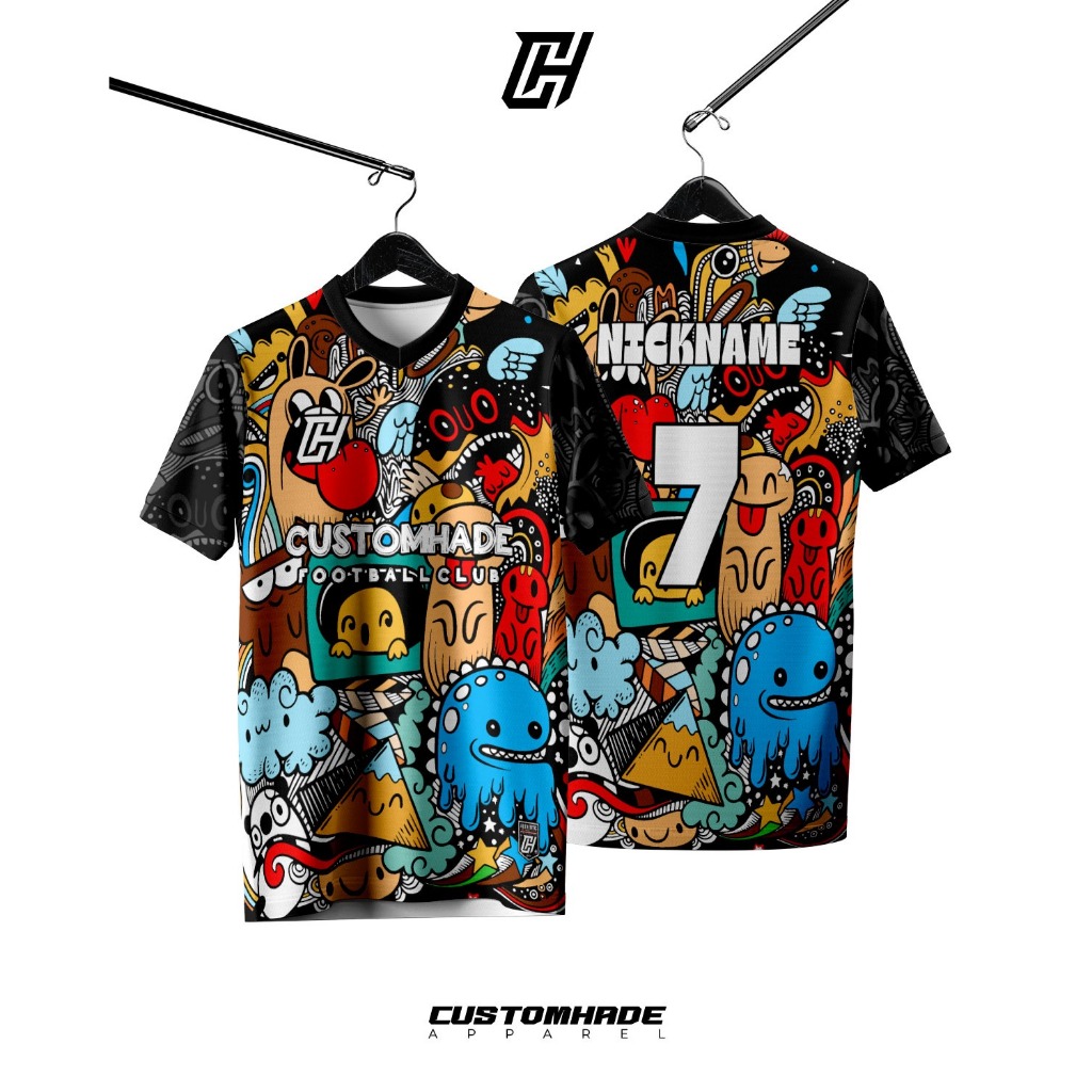 (FREE CUSTOM) Jersey Futsal Printing Keren, Baju Futsal Custom Satuan, Full Printing