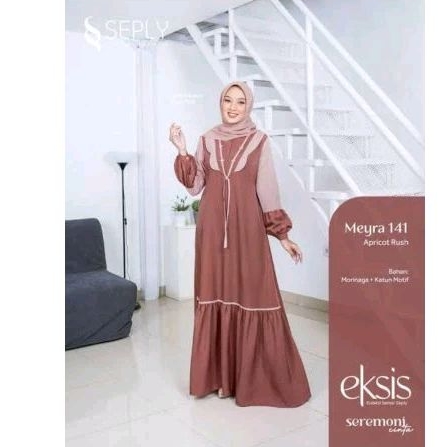 SEPLY gamis Meyra 141 Apricot Rush S