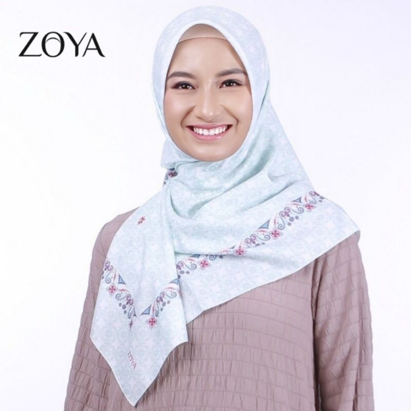 ZOYA SCARF DUSTY BLUE TERBARU / ZOYA SCARF POLYSPOON PREMIUM / ZOYA HIJAB SUPREME