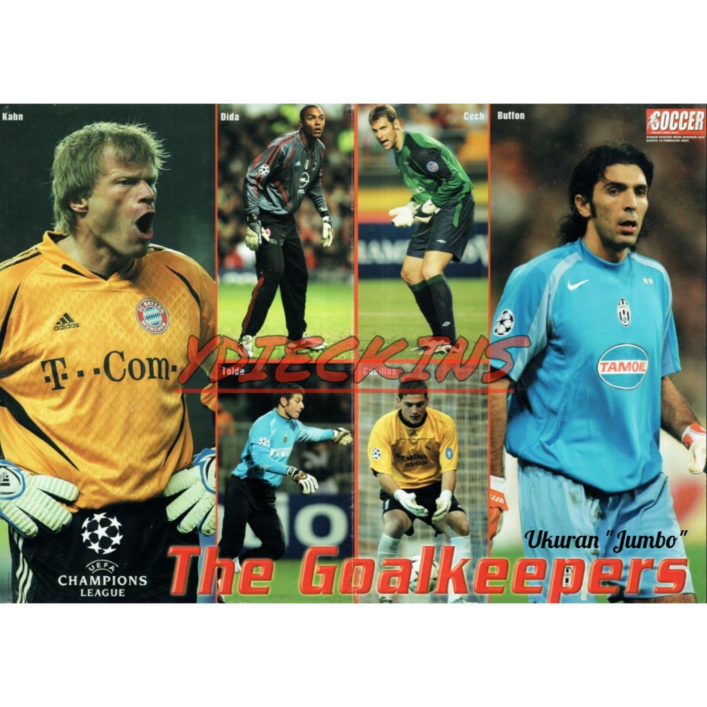Koleksi Bola Edisi Poster Tabloid Soccer "The GoalKeepers"