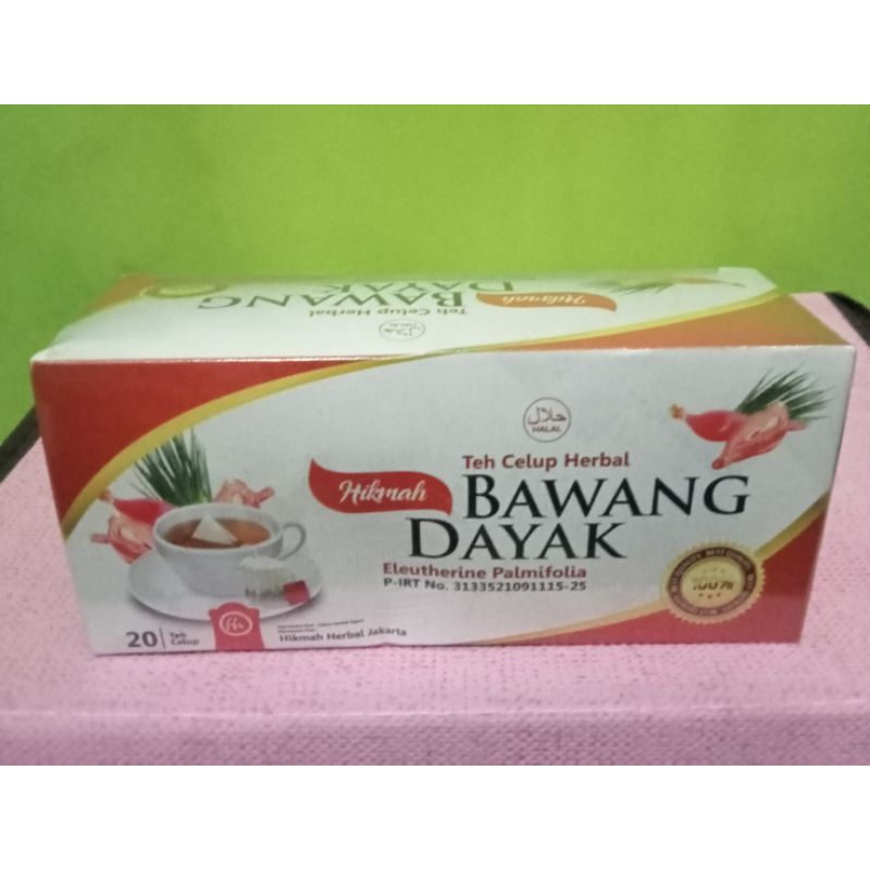 

Teh celup bawang Dayak/teh herbal bawang Dayak isi 20 kantong teh celup