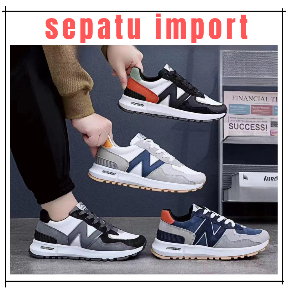 (C888) GUDANG SEPATU SNEAKERS TERBARU.SEPATU PRIA HIGH QUALITY IMPORT