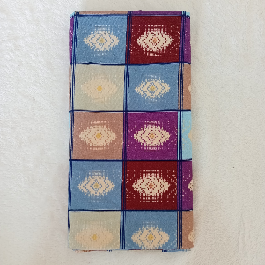 Sarung Bugis Adat Makasar / Sarung Baju Bodo / Sarung Kotak Khas Makasar