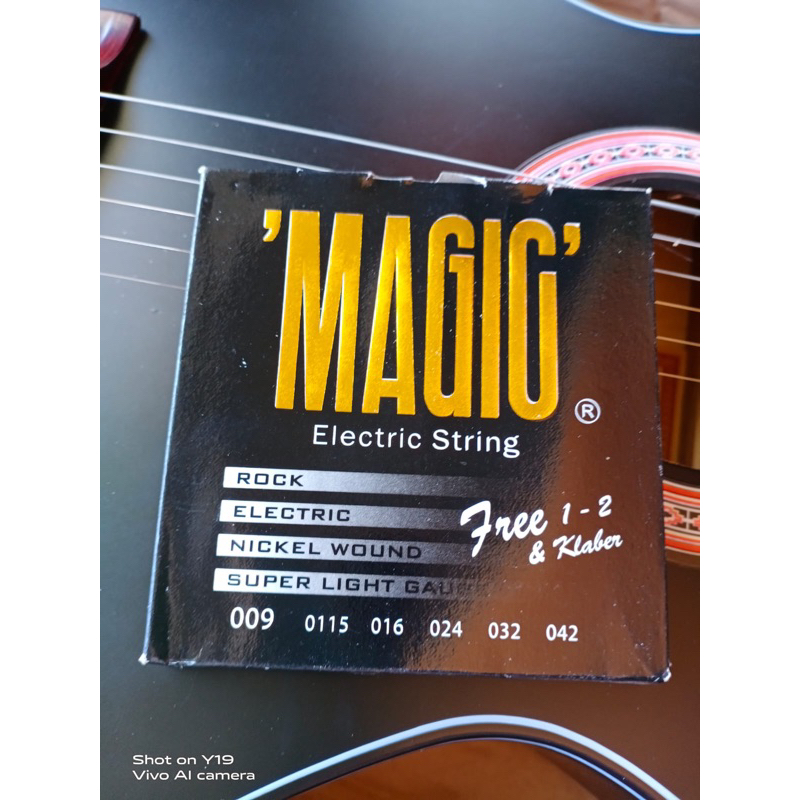 senar tali gitar magic akustik string 09 1set